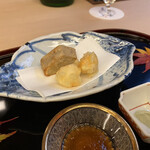 山玄茶 - ホクホクの海老芋。プリプリの伊勢海老♡