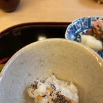 山玄茶 - それから、昆布塩をパラパラ♡美味しい！