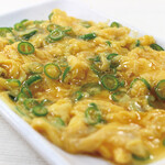 青唐辛子のとろとろ卵炒め