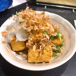 三酉屋 - 新メニューの三酉屋風厚揚げ350円別