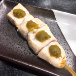 三酉屋 - 新メニューのささみ柚子胡椒200円別