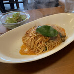 カフェ・ラ・カフェ - シンプルバジルトマトセット