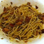 御田町 桃の木 - 汁なし担々麺（タレ投入後）