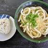 麺や 吉村 - かけうどん　おにぎり