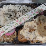 しまちゃん弁当 - 肉巻ぎょうざ南蛮　￥470