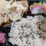 しまちゃん弁当 - 肉巻ぎょうざ南蛮　￥470