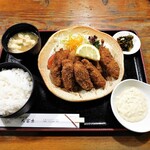 大富士 - カキフライ定食