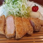 とんかつ ばんぶー - ロースカツ定食税込み1500円