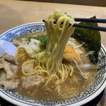 Marugen Ramen - 2020年12月。糖質50%カット麺。遜色なし。