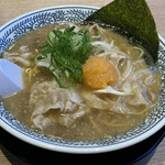 Marugen Ramen - 2020年12月。肉そばを糖質50%カット麺で。730円。