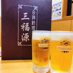 三福源 - 生ビール