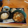 大石家 - 麦飯とろろセット　けんちんそば