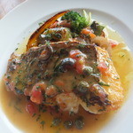 フリーカルチャー - 真鯛のオーブン焼き　白ワインとフレッシュトマトのソース