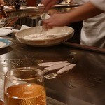 利心 - 目の前で調理