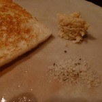 利心 - 薬味はレホールと藻塩、ニンニク