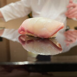 登喜和鮨 - 新潟産クエ5キロ昆布出汁塩水洗い