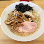 煮干らーめん 川むら - 背・あぶら煮干らーめん９００円