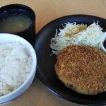 ガスト - チーズメンチカツ定食