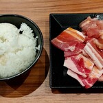 Jukusei Yakiniku Ichiban - ごはんとノルマのお肉