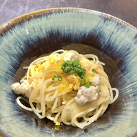 十皿 - 黄二ラとカラスミのスパゲッティ