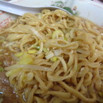 ラーメン二郎 - ネギをよく絡ませて～