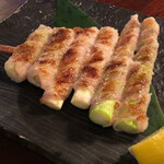 蔵の庄 - アスパラのもち豚巻き