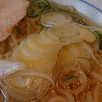 大沼食堂 - 大きめたっぷりのネギ