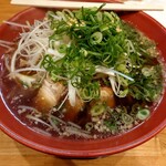 ぎょうざ 健天 - 醤油ラーメン(もやしトッピング)