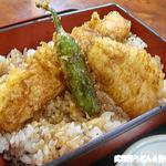 手打ちうどん さわいち - 2012年8月　イカ天重