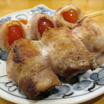 酒蔵松竹 - 豚巻串 ミニトマト 165円×2