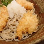 手打蕎麦 よしみや - 海老おろしそば、1,450円。