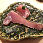 登喜和鮨 - 佐渡産メジマグロ（初物）