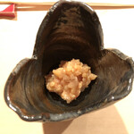 登喜和鮨 - 佐渡産南蛮エビのなめろう