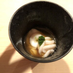 登喜和鮨 - 佐渡産真だらの白子ポン酢