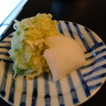 あさば - お漬物 盛りだくさん