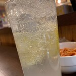 立呑 稼鶏酒場 - レモンサワー(2杯目)