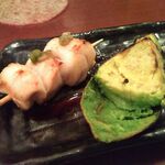 皆華 - ベーコン巻、アボカド焼き