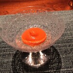 蒼 - 飛騨高山 東農園のパプリカ
      →美しいオレンジ色の物体は完熟パプリカのピューレ！低温で焼いたパプリカを何も使わず塩のみで仕立てたピューレは「パプリ〜カッ！…」と歌い出して(ﾟoﾟ;;