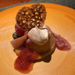 蒼 - 蒜山プリンを使ったプリンアラモード仕立て(^^)ぷりっとした硬めのプリンが好みでした！