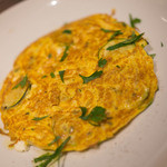 ズッキーニ、ミント、リコッタチーズのフリッタータ