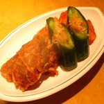 韓食苑　恭楽亭 - キムチ盛り合わせ