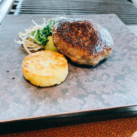 鉄板焼 さざんか - ハンバーグ