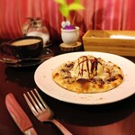 禁断のチョコレートナン＆バニラアイス（店内飲食のみ）