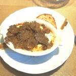 La Brianza - トリュフグラタンピエモンテ風、お店不動の人気メニュー。寒い季節になるにつれ、だんだんとトリュフの色合いが濃くなってきましたね～