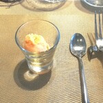 La Brianza - アメーラトマトのシャーベット、おいしいお口直し。
