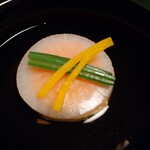 あさば - 松葉蟹新薯椀    清らかな おすまし
      