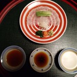 あさば - カワハギの 薄造り