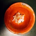 あさば - みる貝蕪 水前寺海苔あちゃら和え
      辛い和えものを あちゃら和えと言うそう