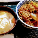Yoshinoya - 牛丼＆ゆし豆腐