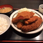 西麻布 三河屋 - 三河屋(ミックス定食)